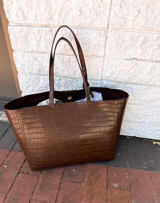 Valeria Croc Purse