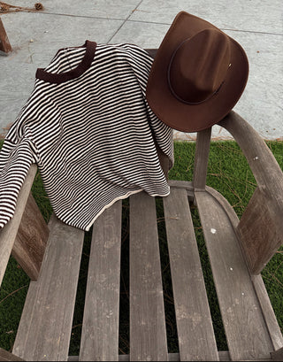 Fall is here stripped sweater